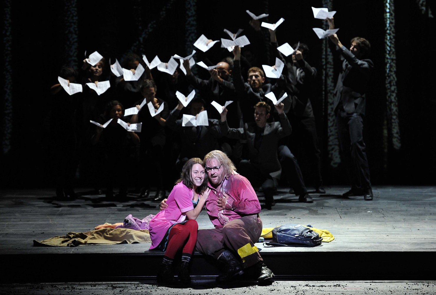 ENO’ s the magic flute 1516 Mary Bevan and Roland Wood (c) Robbie Jack