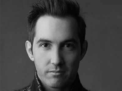 Black and white headshot of David Webb