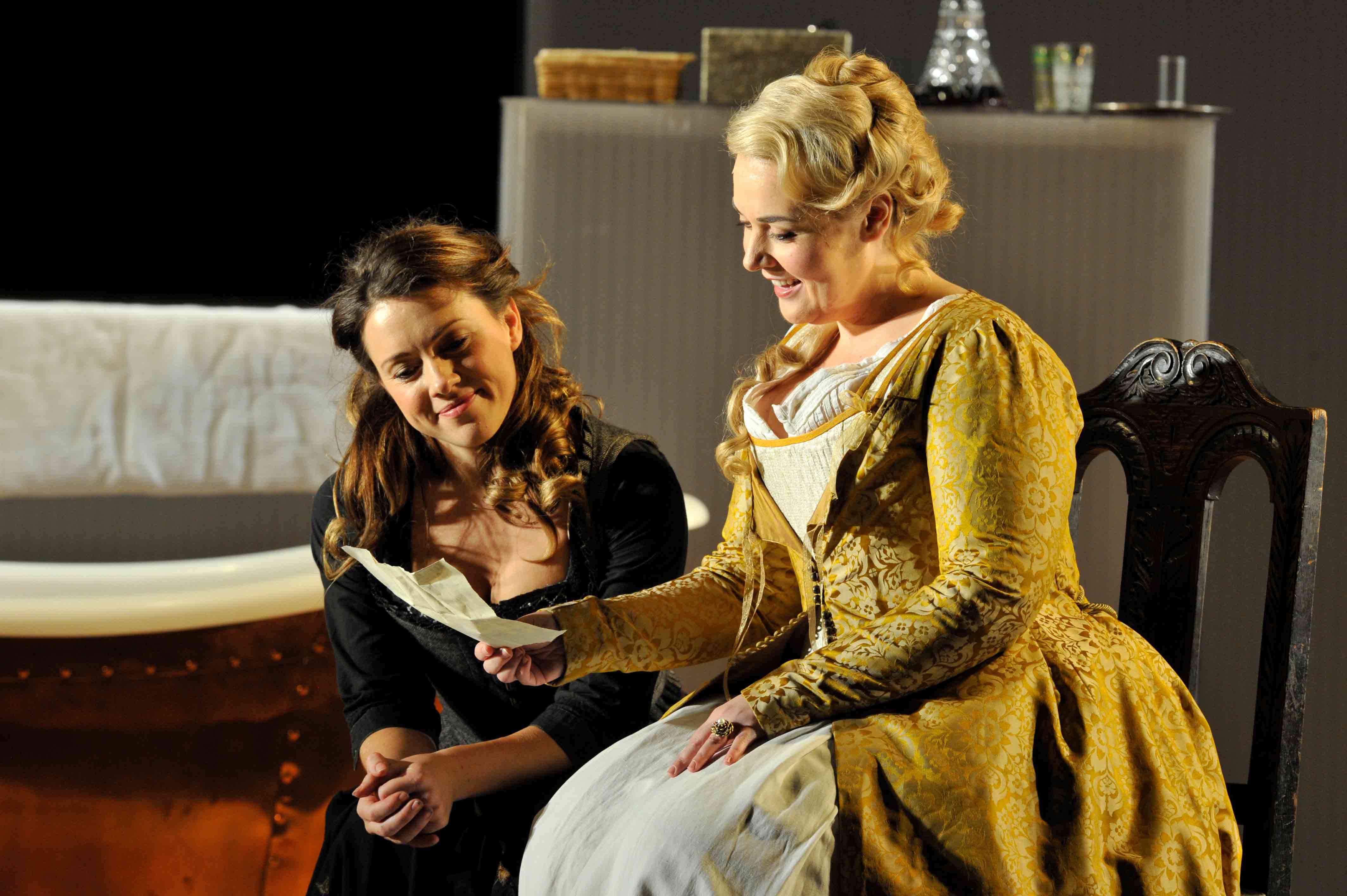 ENO The Marriage of Figaro Mary Bevan, Sarah Jane Brandon (c) Robbie Jack
