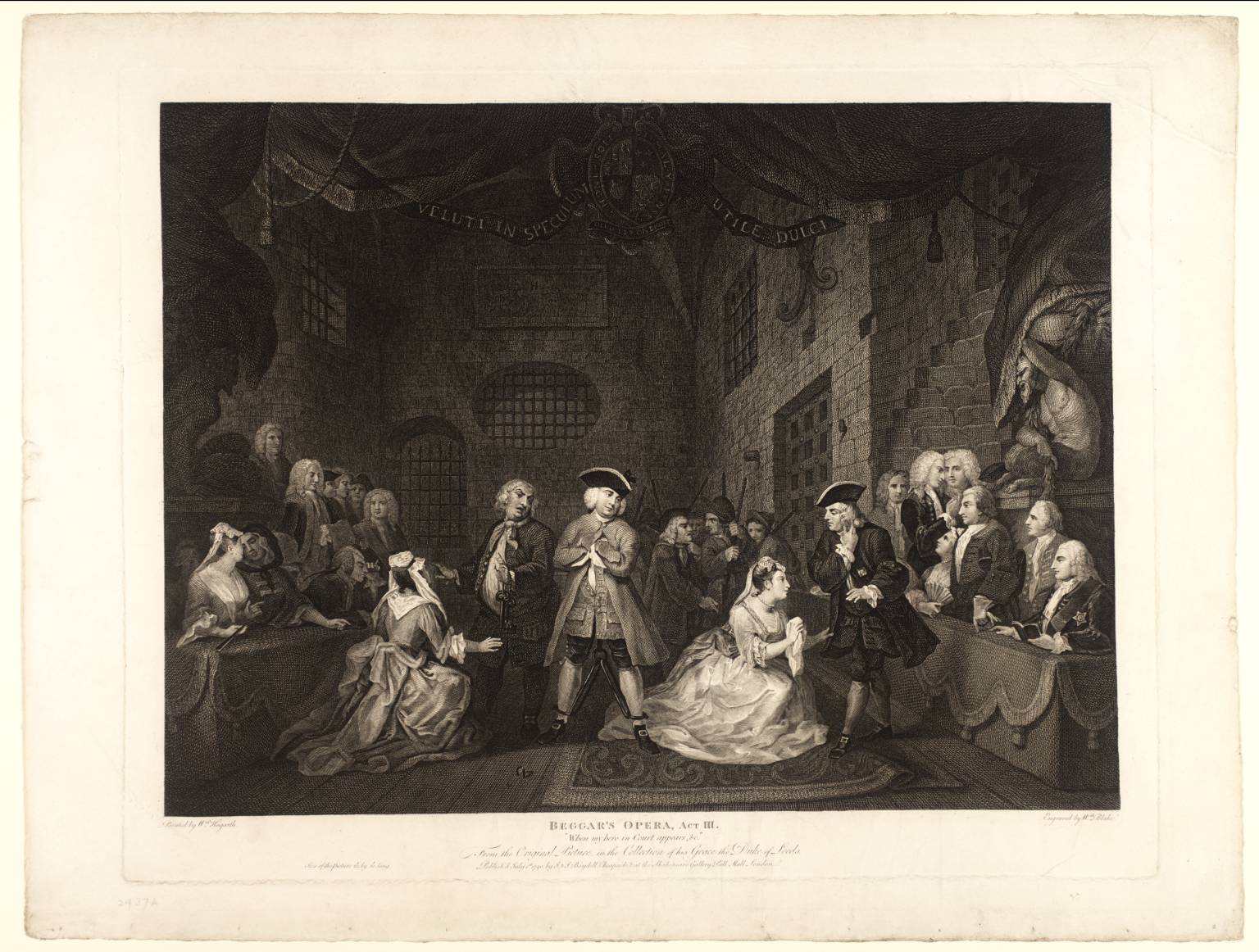 Beggar's Opera engraving by William Blake