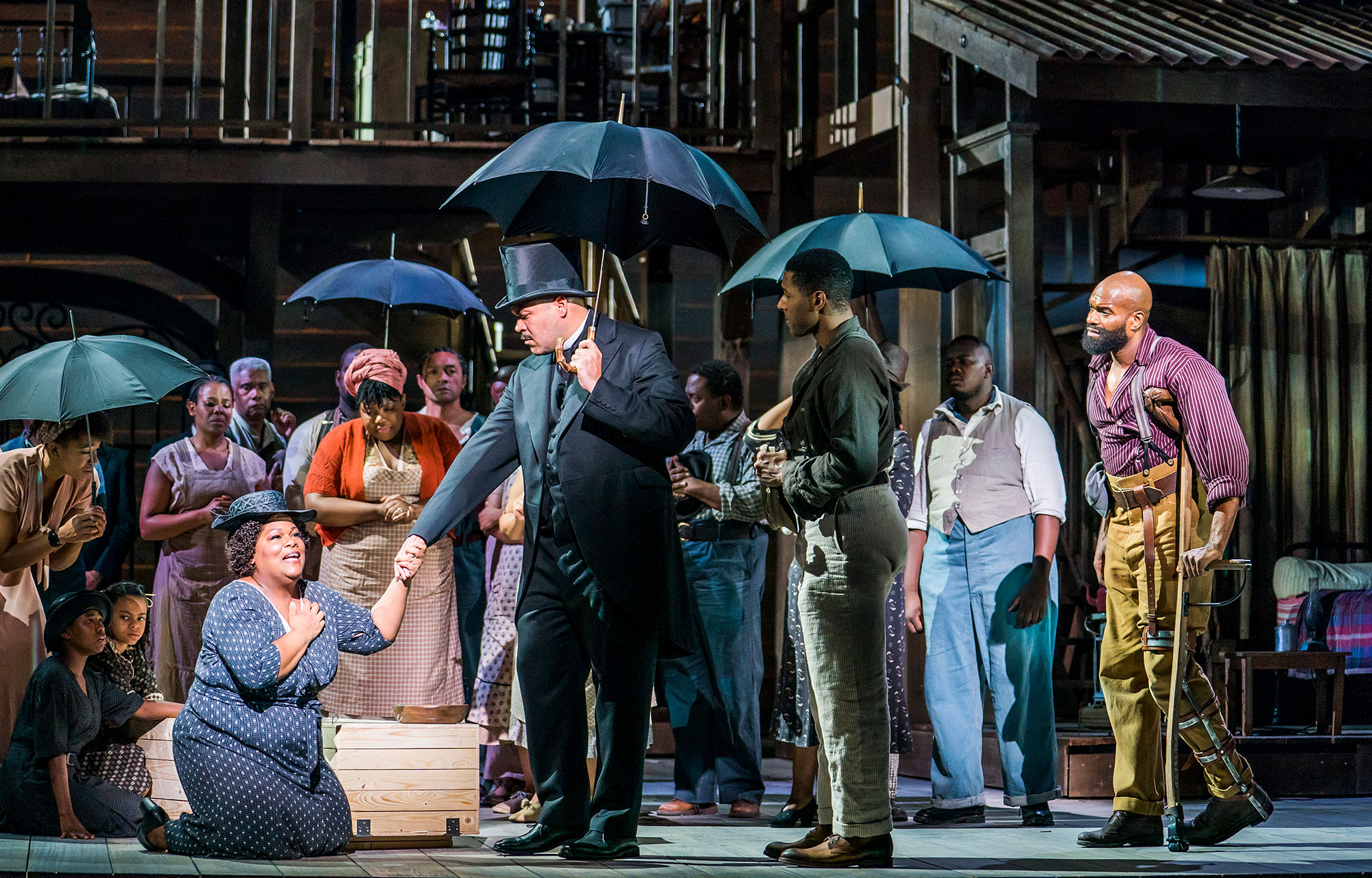 ENO Porgy and Bess: Latonia Moore Whitaker Mills Donovan Singletary Eric Greene (c) Tristram Kenton