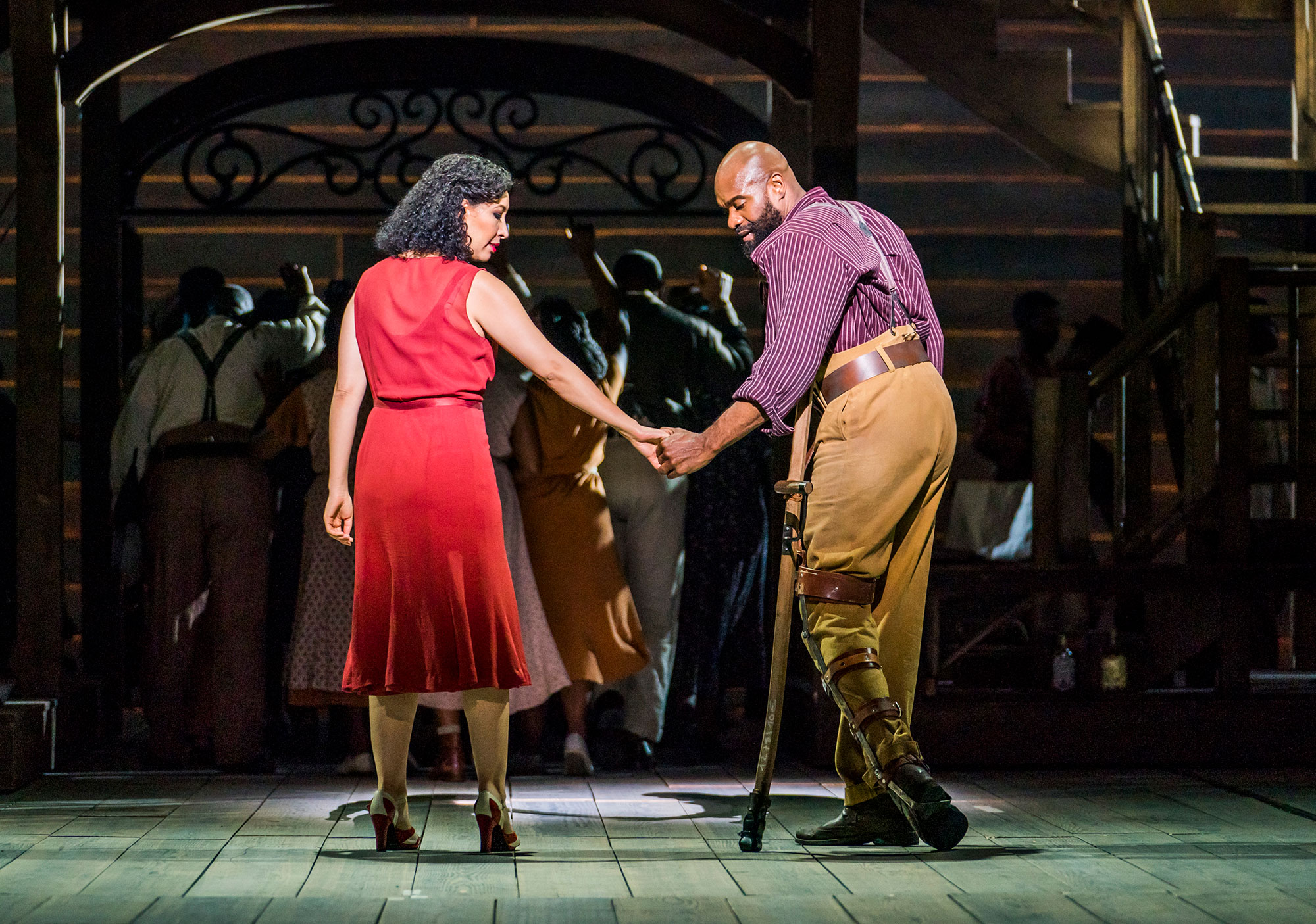 ENO Porgy and Bess: Nicole Cabell Eric Greene (c) Tristram Kenton