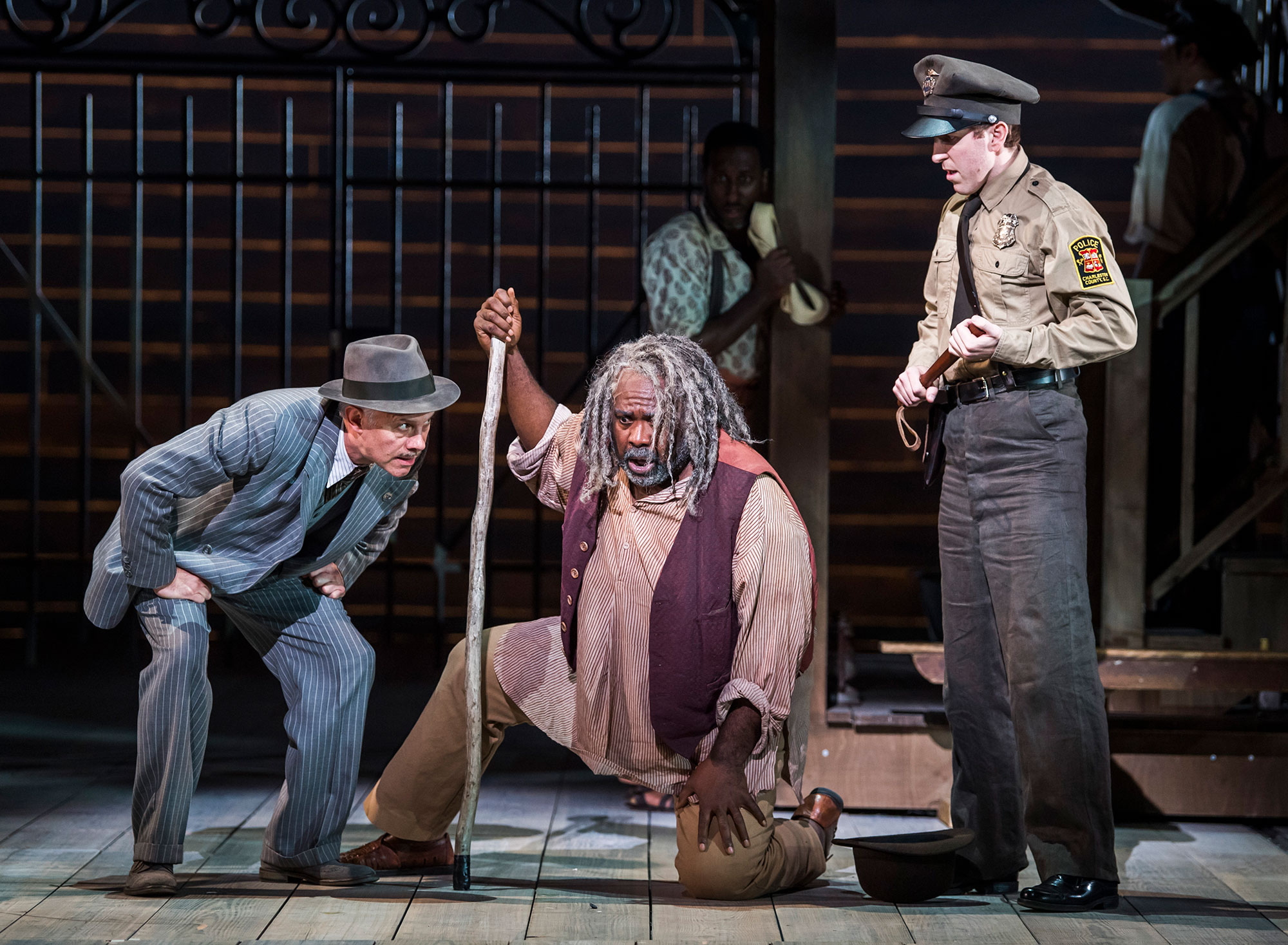 ENO Porgy and Bess: Stephen Pallister Ronald Samm Christian Hurst (c) Tristram Kenton