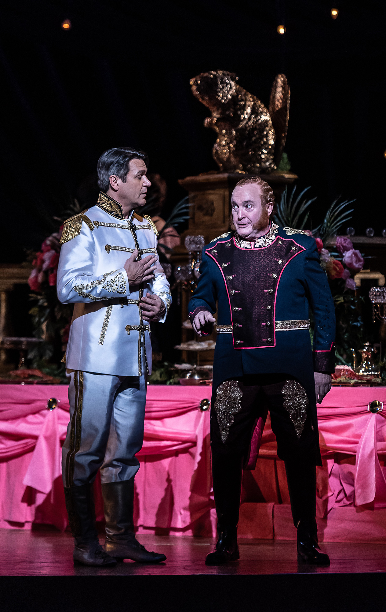 ENO The Merry Widow: Nathan Gunn; Andrew Shore © Clive Barda