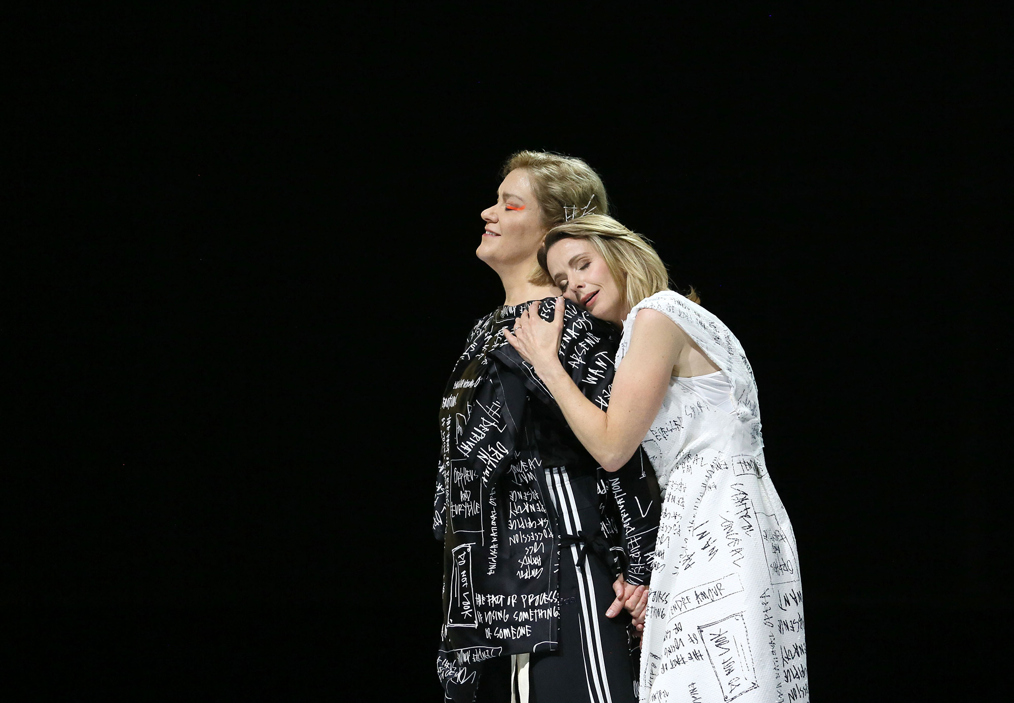 ENO1920 Orpheus and Eurydice: Sarah Tynan and Alice Coote