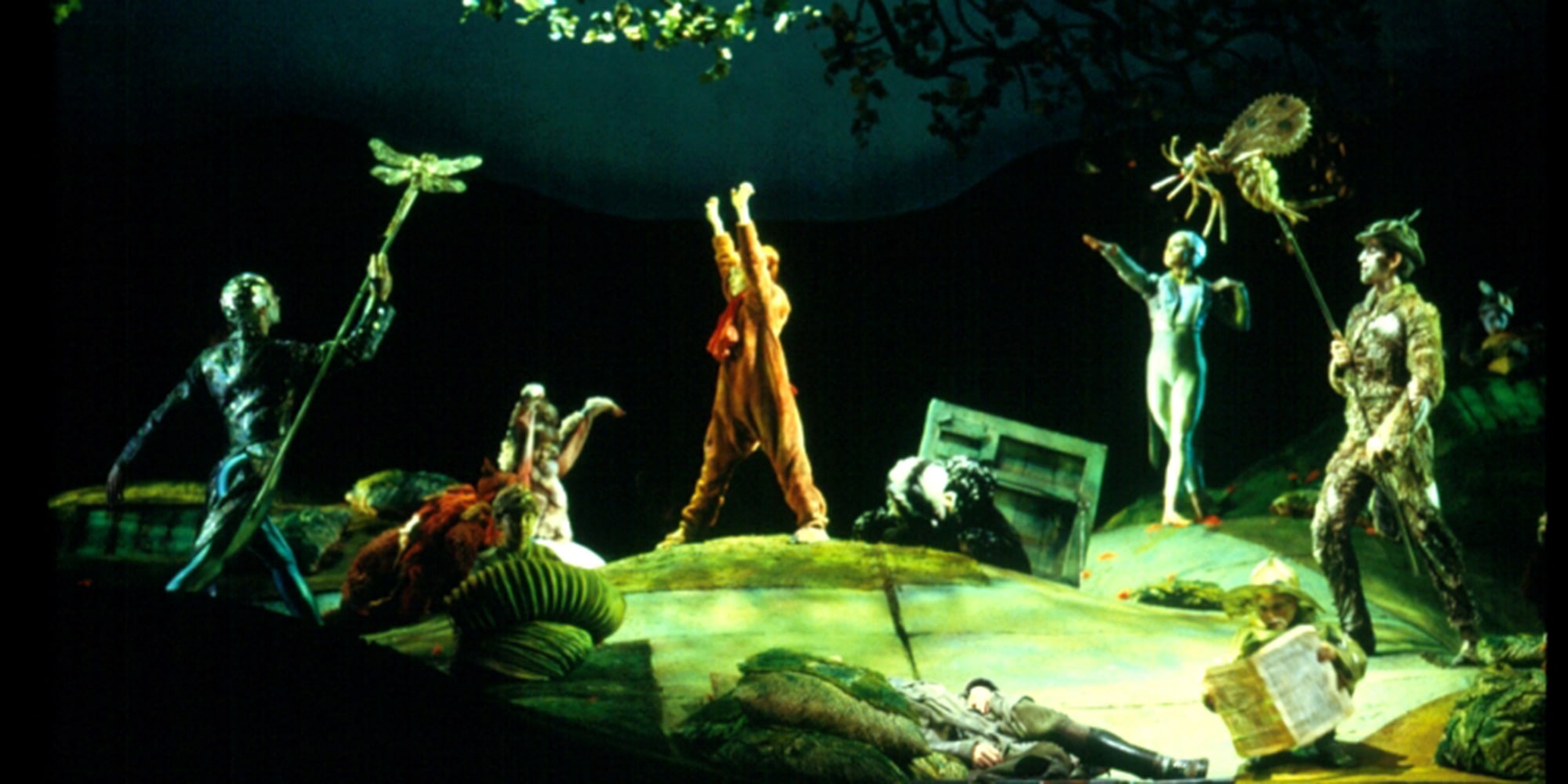 Stage scene from 1961 performance - The Cunning Little Vixen,