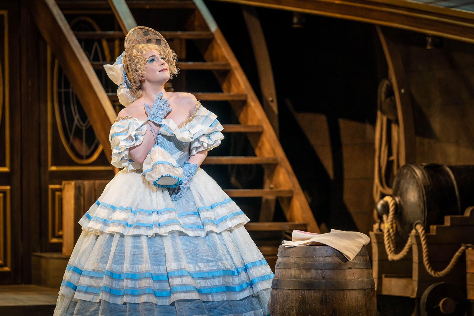ENO2122 HMS Pinafore: Alexandra Oomens as Josephine © Marc Brenner