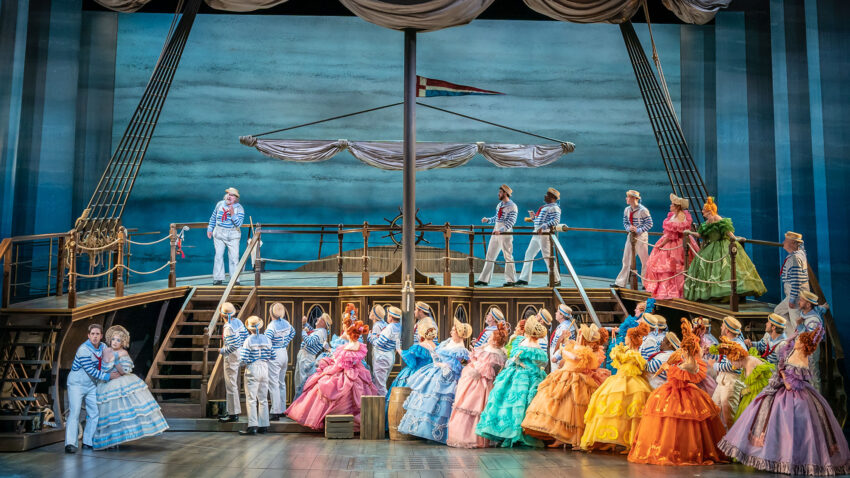 The ENO cast performing HMS Pinafore: © Marc Brenner
