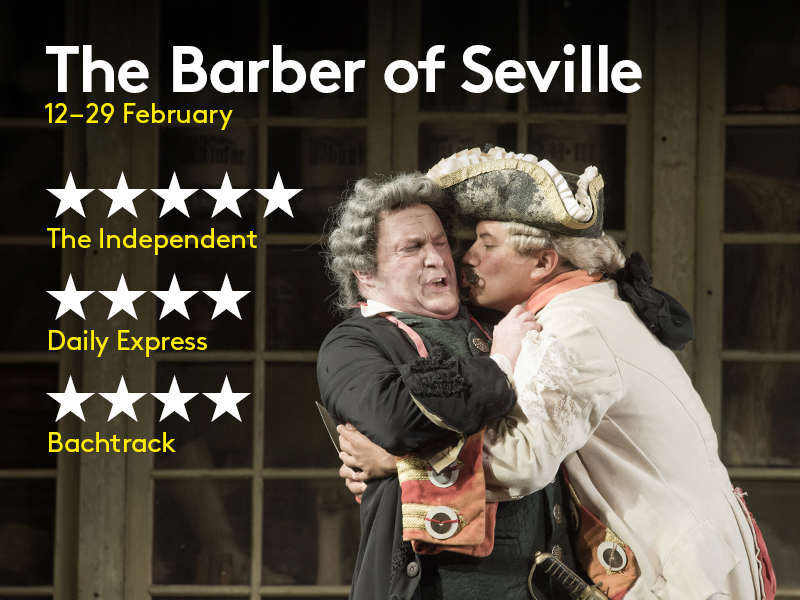 Image from ENO's performance of The Barber of Seville
