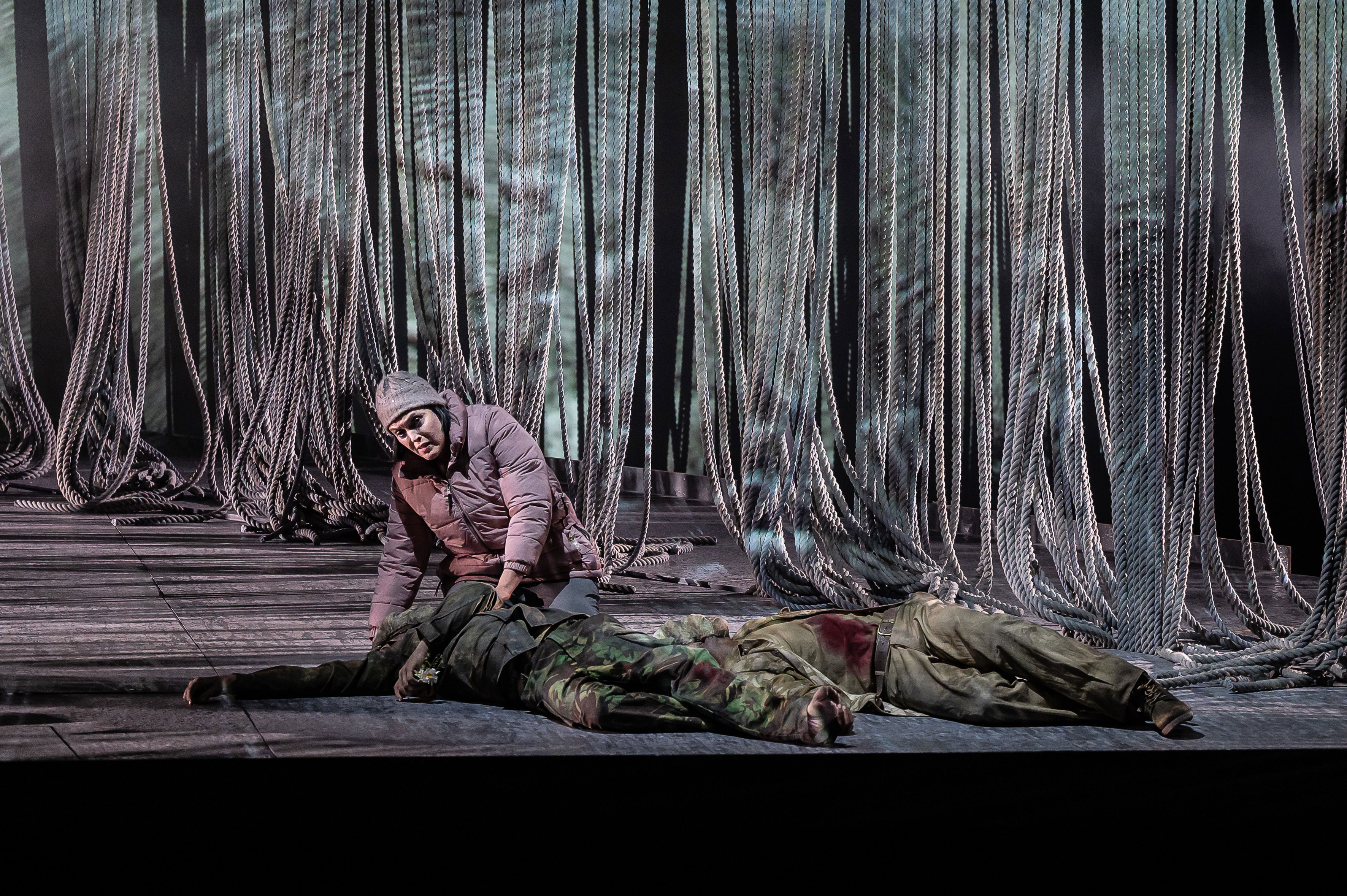ENO's Symphony of Sorrowful Songs 2023, Nicole Chevalier, Ensemble © Clive Barda