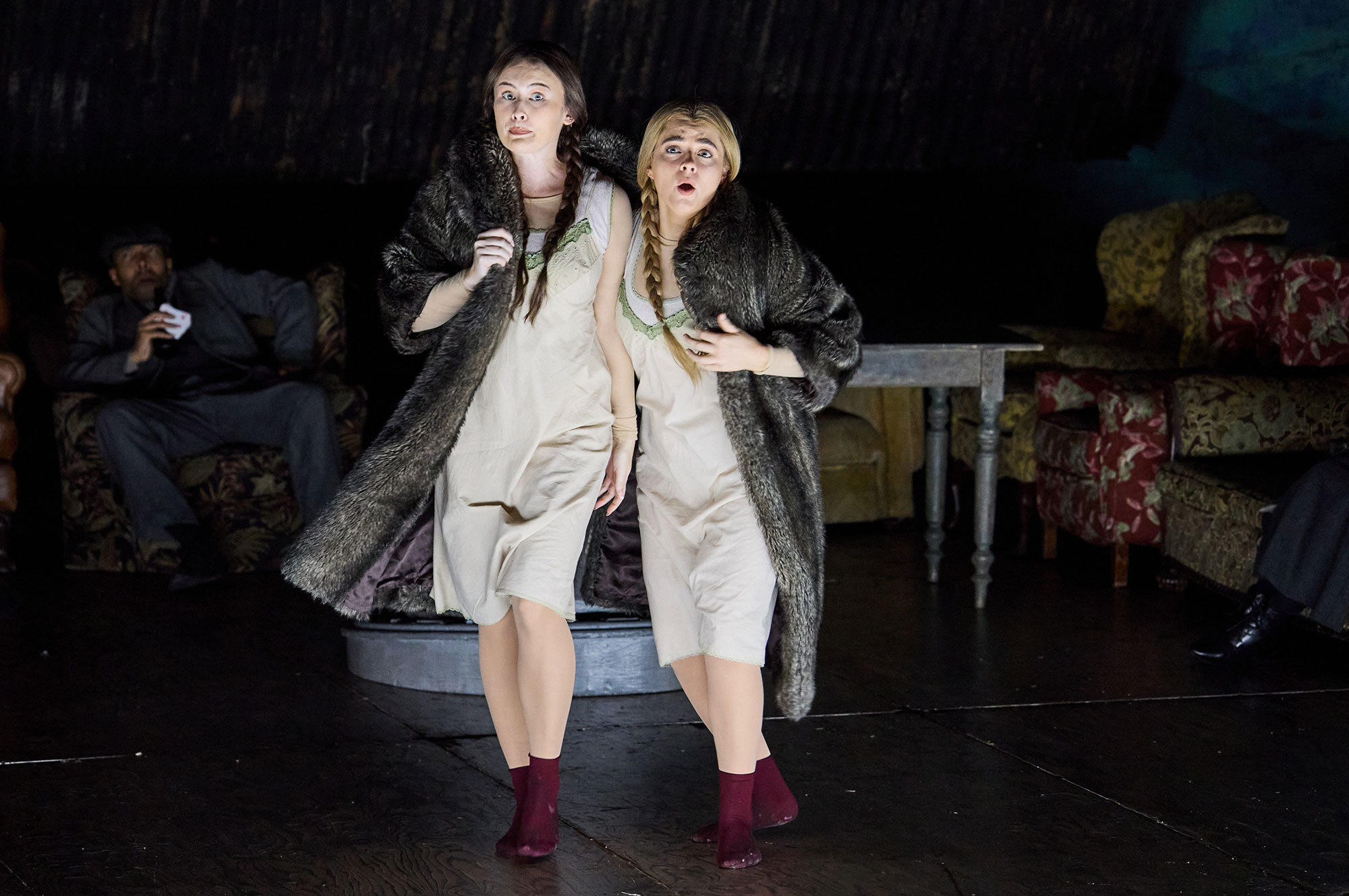 Cleo Lee McGowan and Ava Dodd in ENO's Peter Grimes 2023 ©Tom Bowles