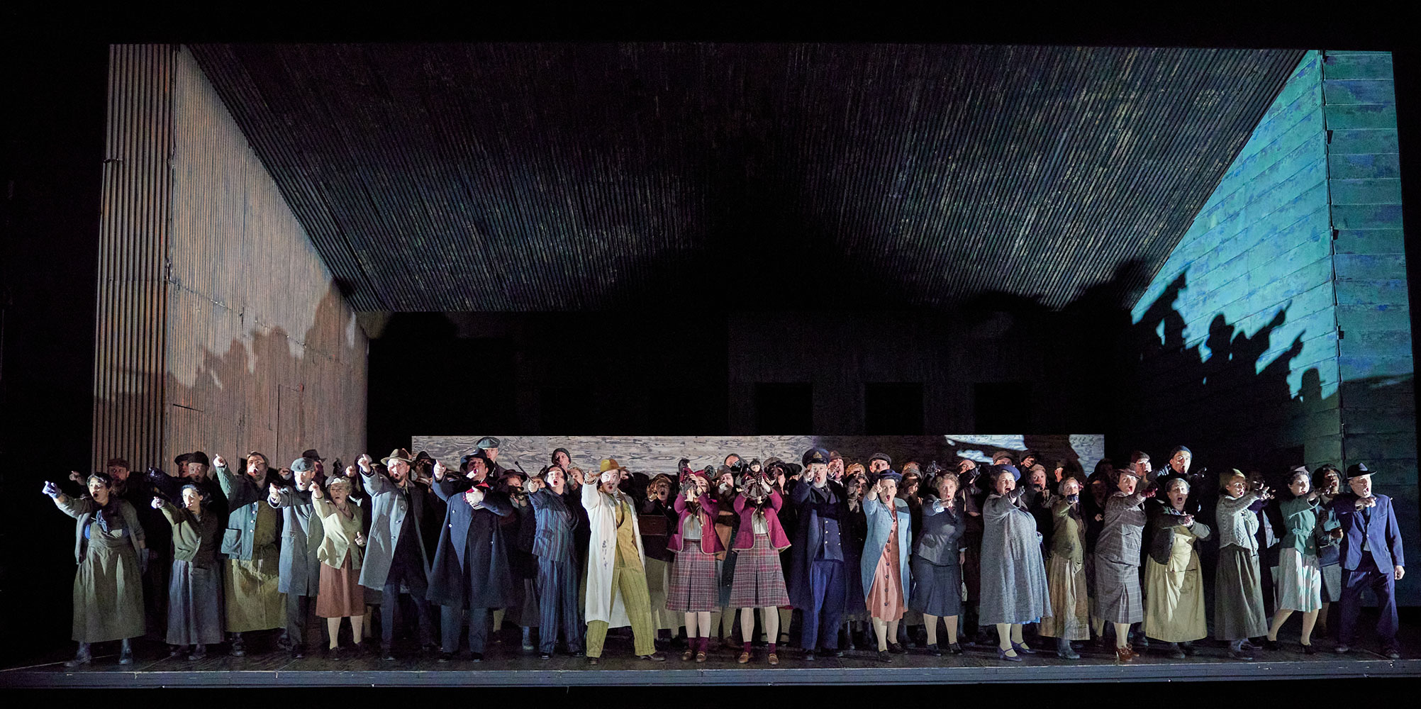 The Cast of ENO's Peter Grimes © Tom Bowles