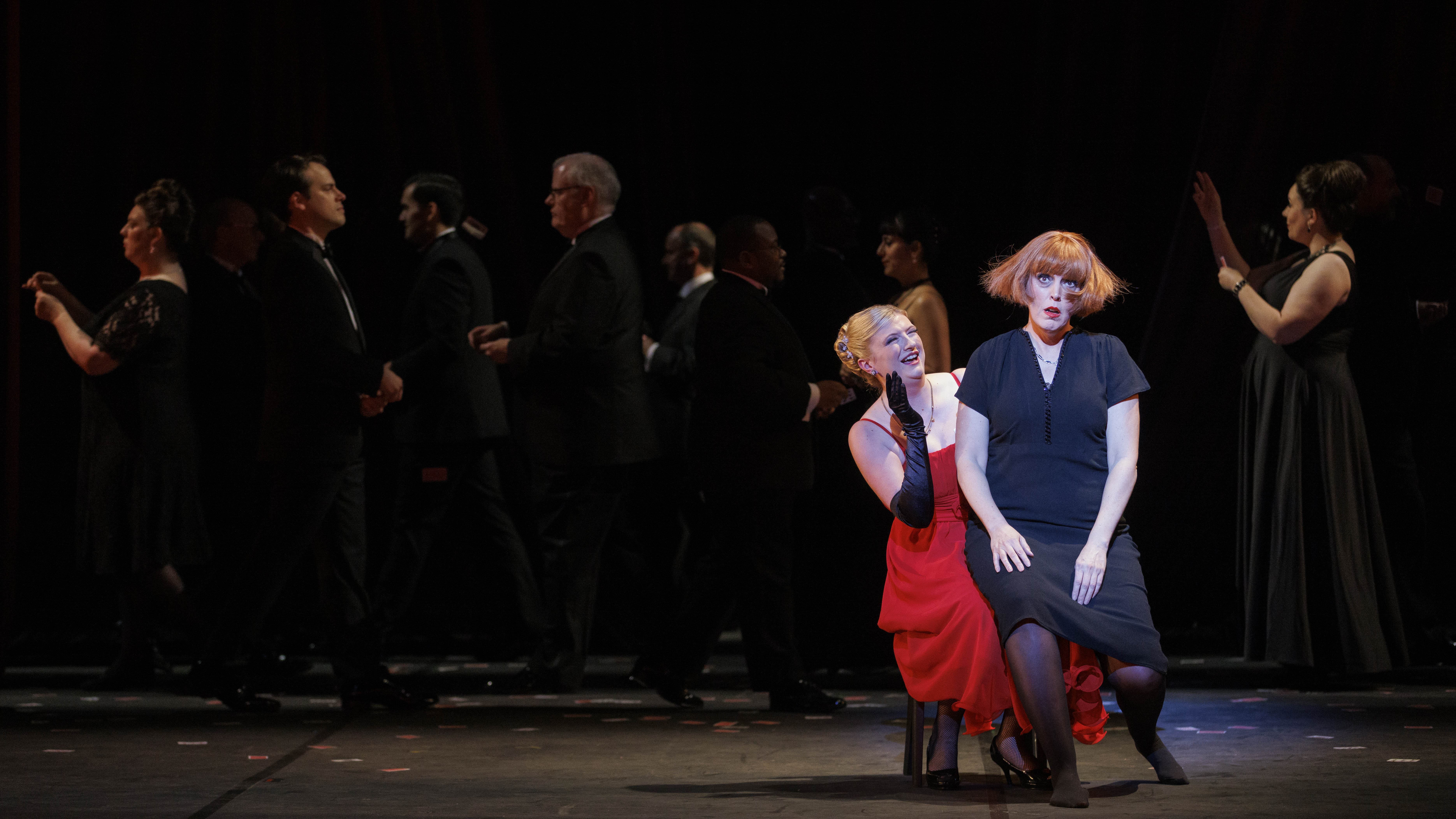 Amy Holyland, Nicole Chevalier, ENO’s La traviata 2023 © Belinda Jiao
