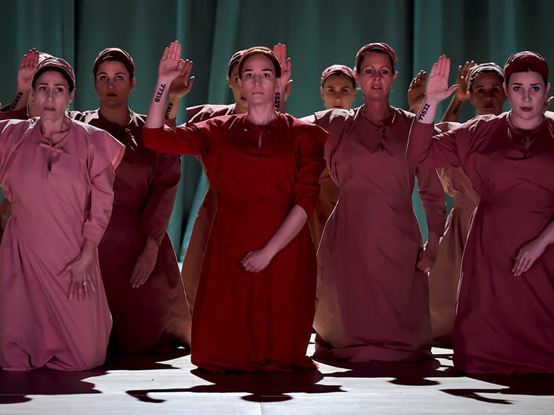 Alan Oke, Kate Lindsey, ENO’s The Handmaid’s Tale 2024 © Zoe Martin