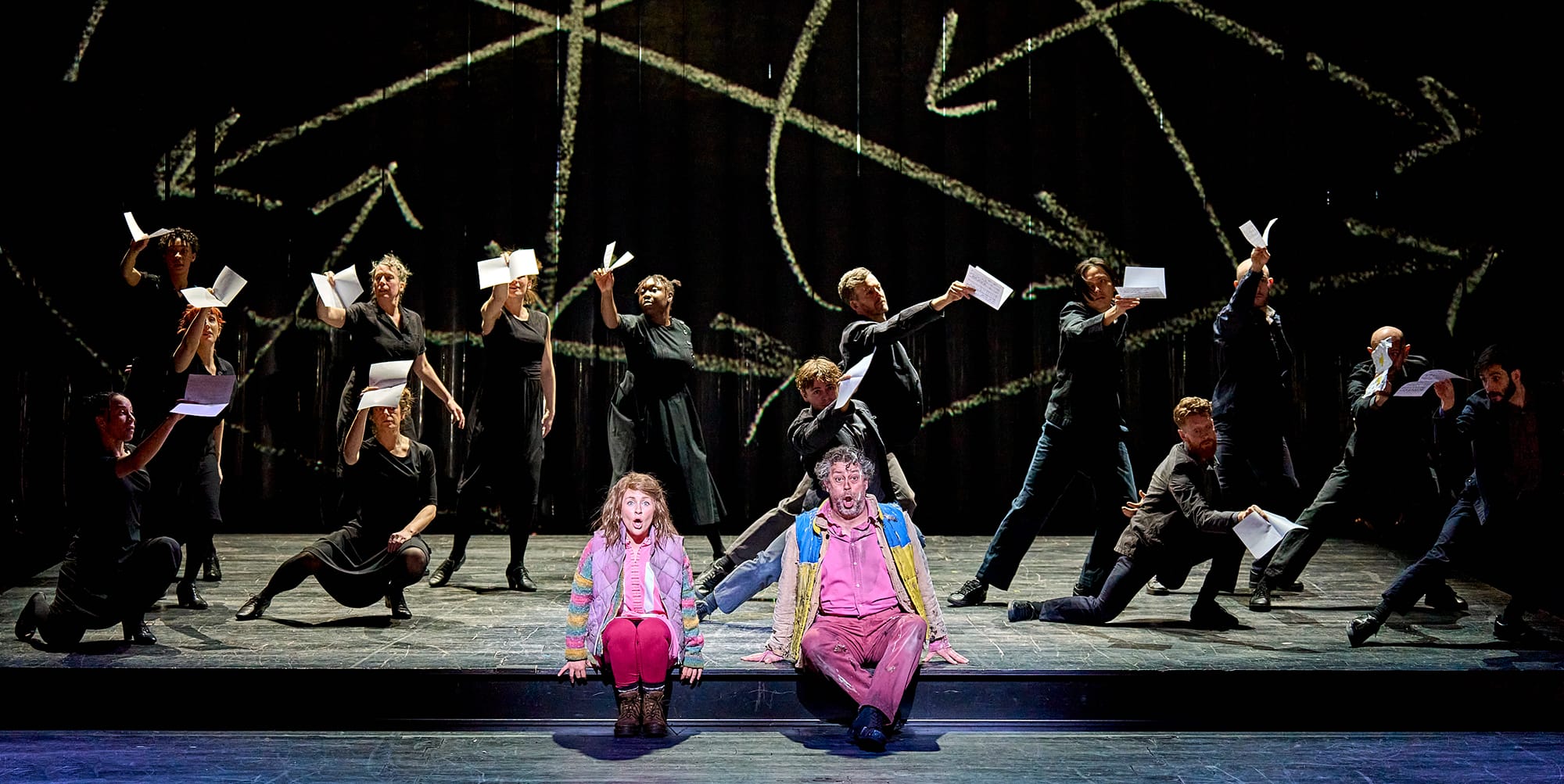 Alexandra Oomens and David Stout, ENO’s The Magic Flute 2024 © Manuel Harlan