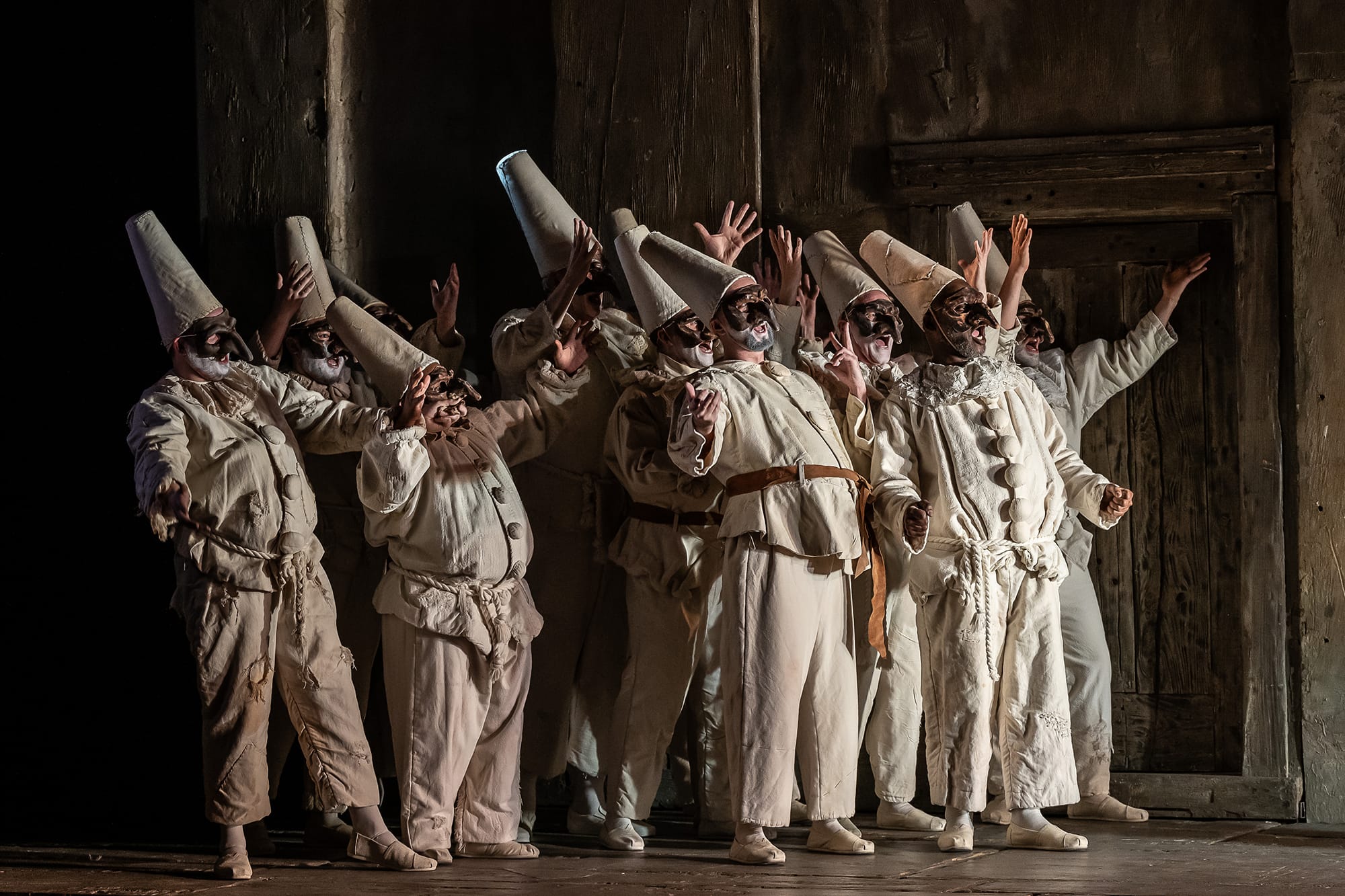 Chorus scene from Barber of Seville
