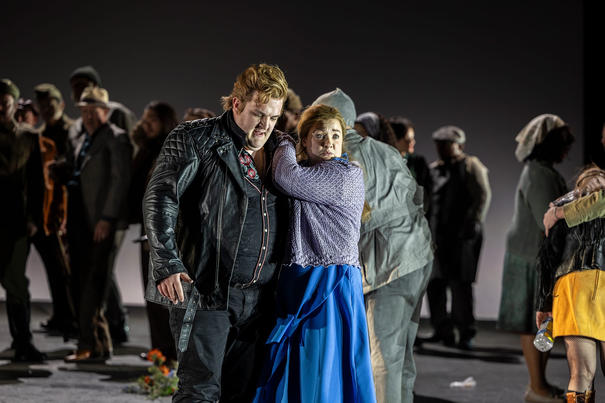 John Findon, Jennifer Davis, ENO’s Jenufa 2024 © Ellie Kurttz