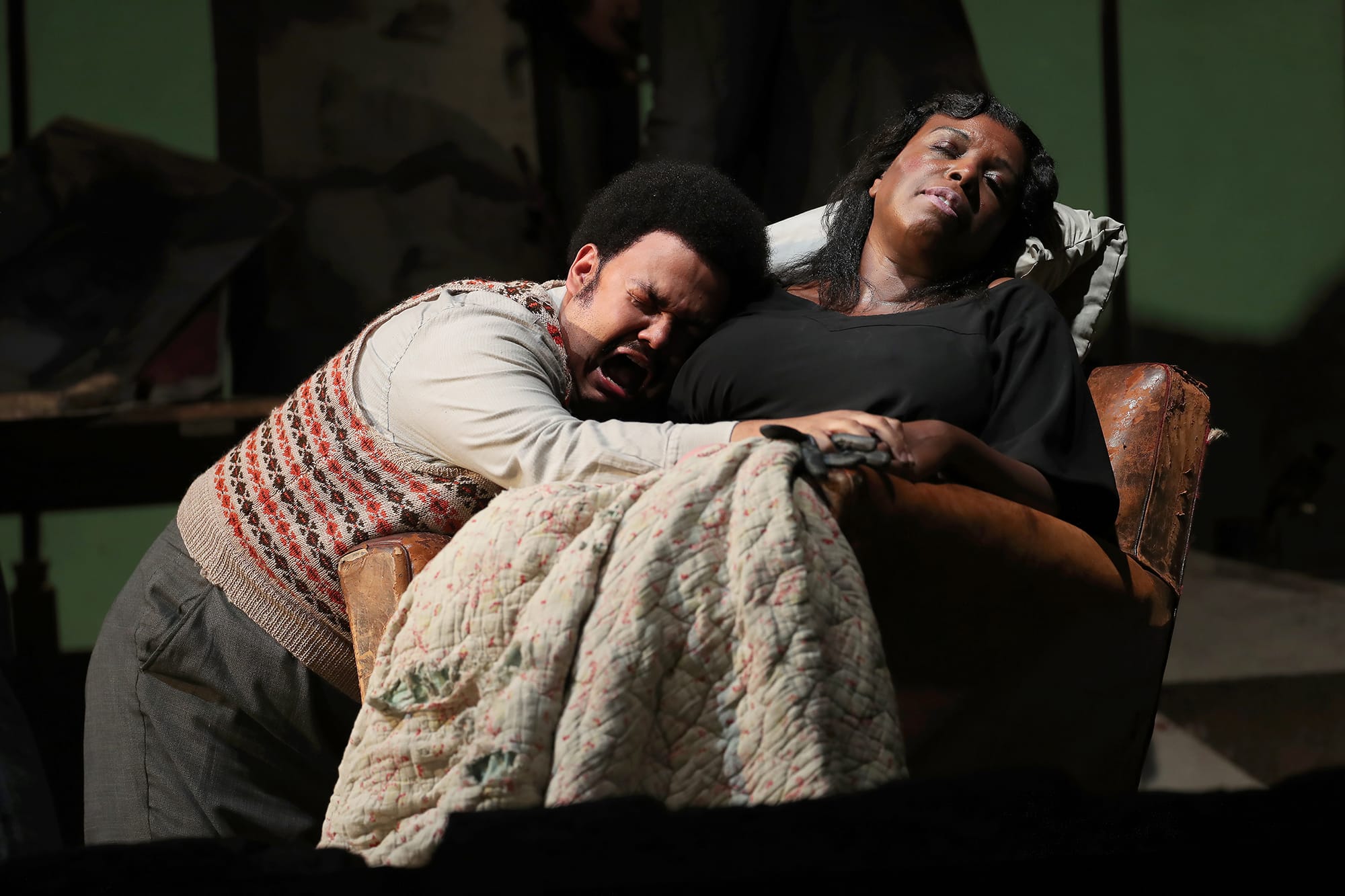 Joshua Blue, Nadine Benjamin, ENO’s La boheme 2024 © Lloyd Winters (2)