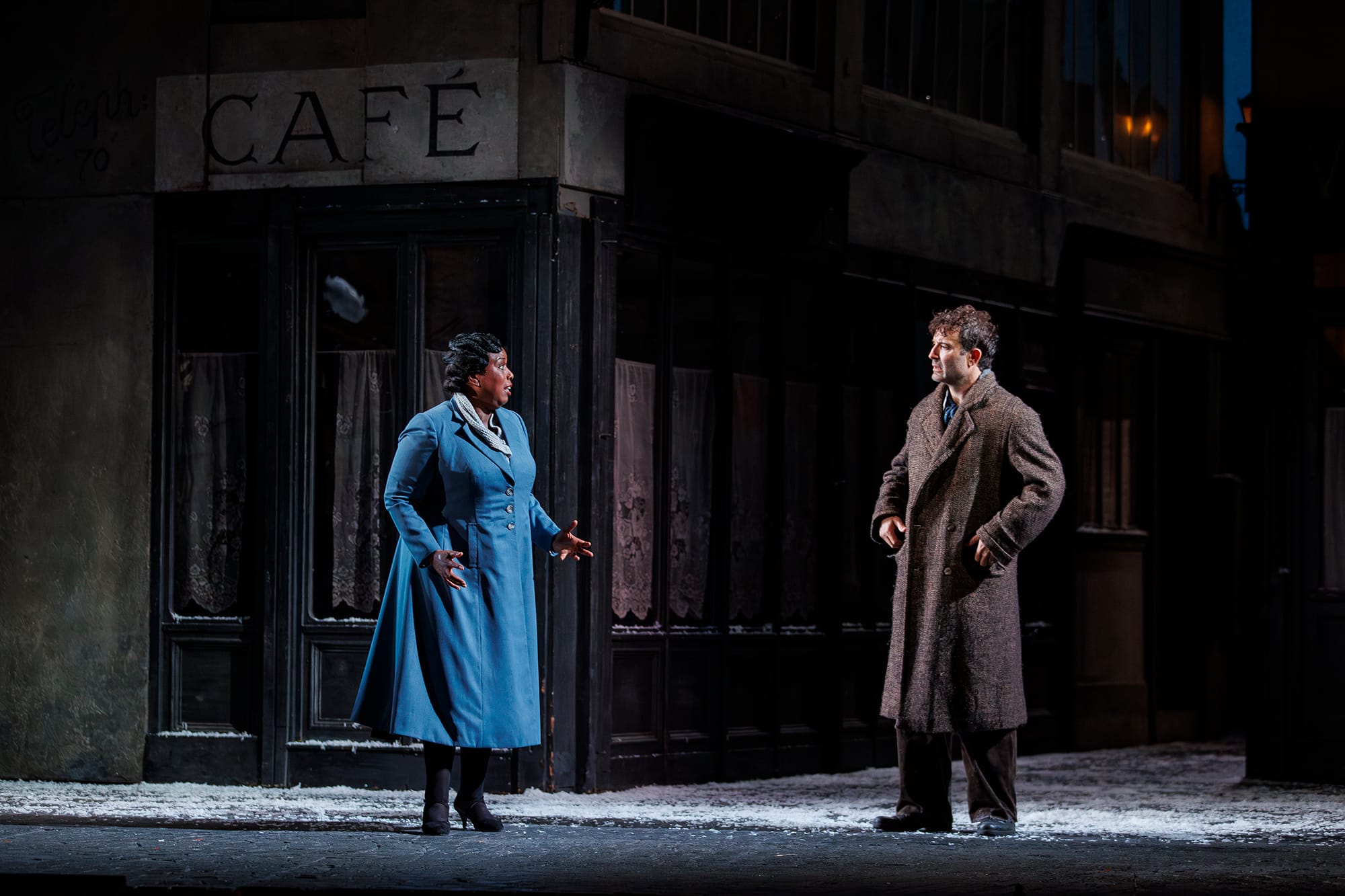 Nadine Benjamin, Charles Rice, ENO’s La boheme 2024 © Lloyd Winters