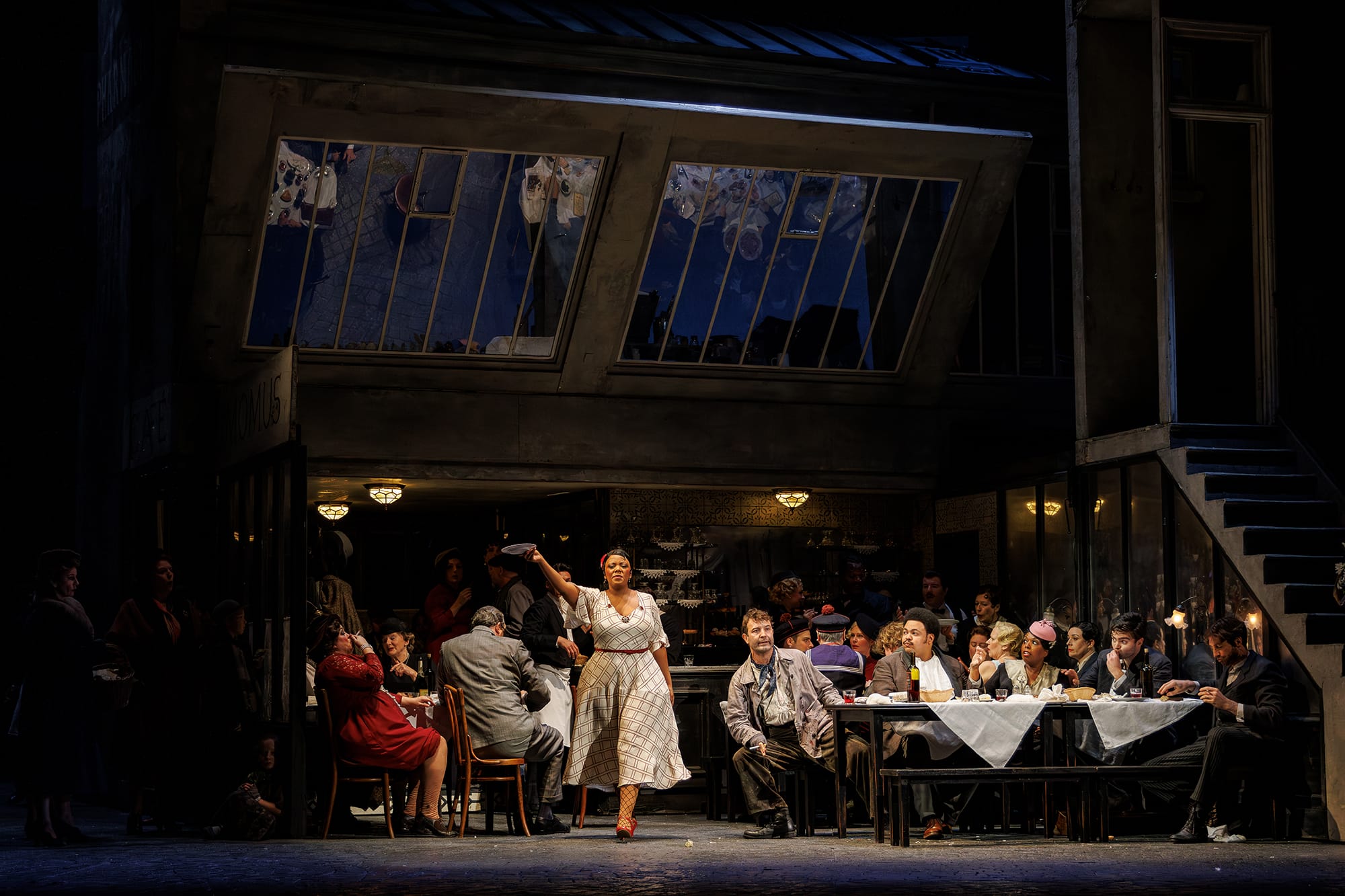 The Cast of ENO’s La boheme 2024 © Lloyd Winters