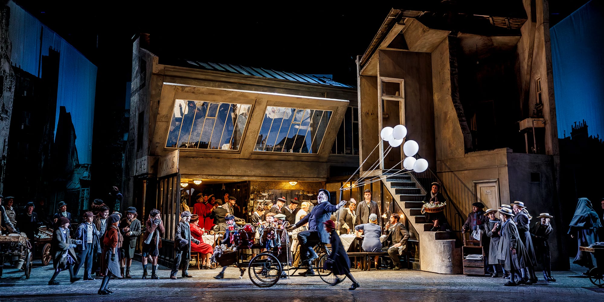 The Cast of ENO’s La boheme 2024 © Lloyd Winters