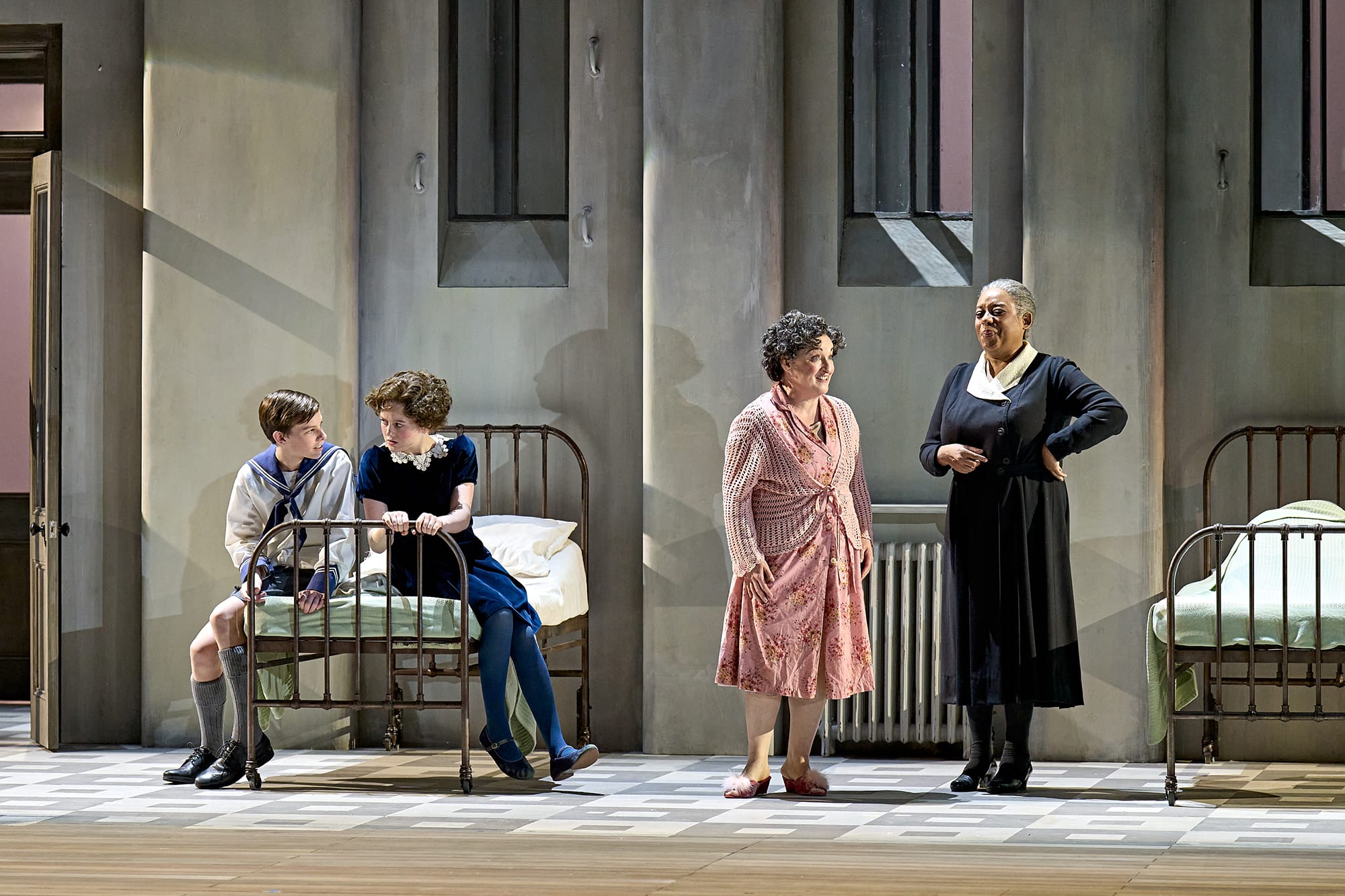 Jerry Louth, Victoria Nekhaenko, Ailish Tynan, Gweneth Ann Rand, ENO’s The Turn of the Screw 2024 © Manuel Harlan