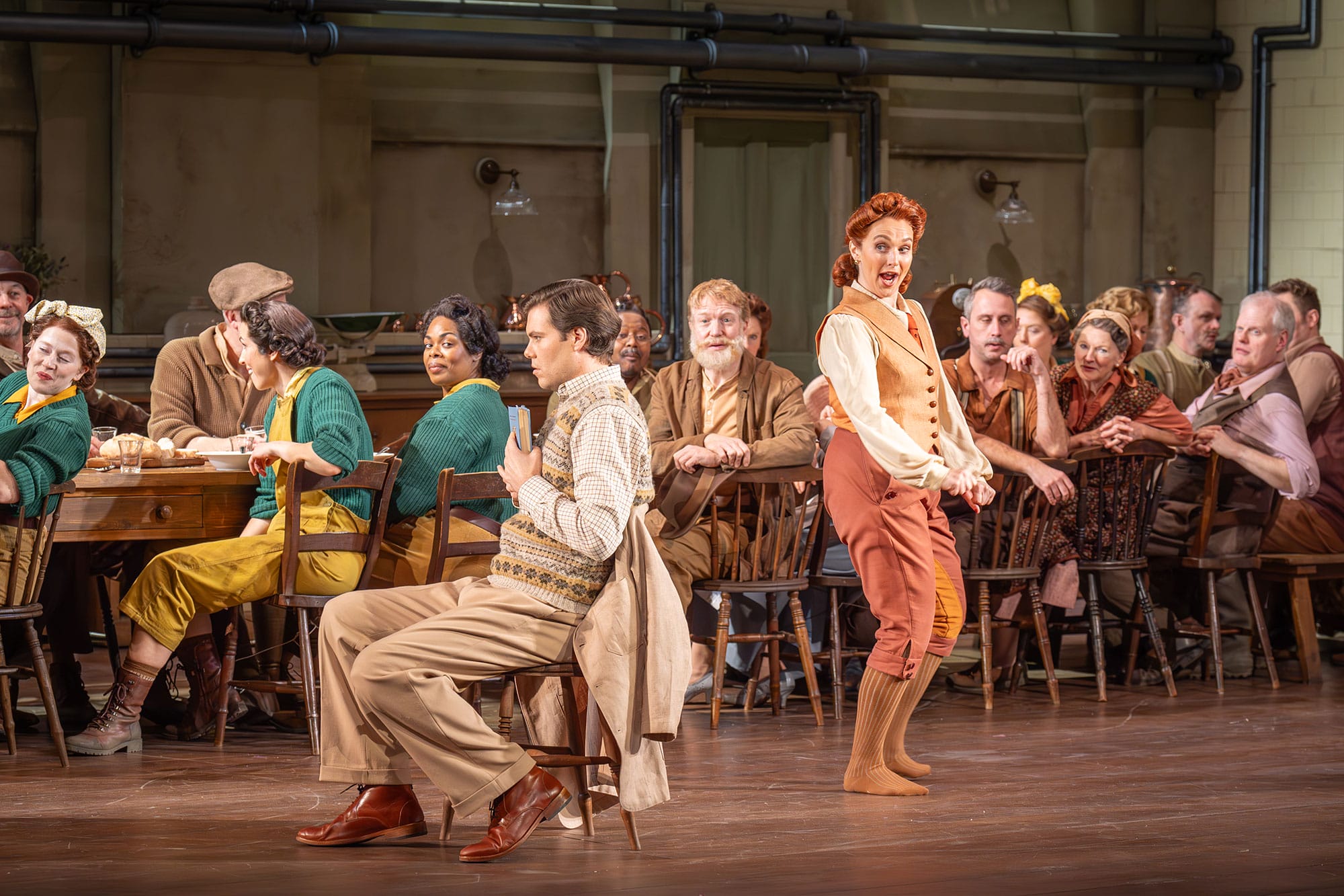 Thomas Atkins, Rhian Lois, ENO’s The Elixir of Love 2024 © Marc Brenner