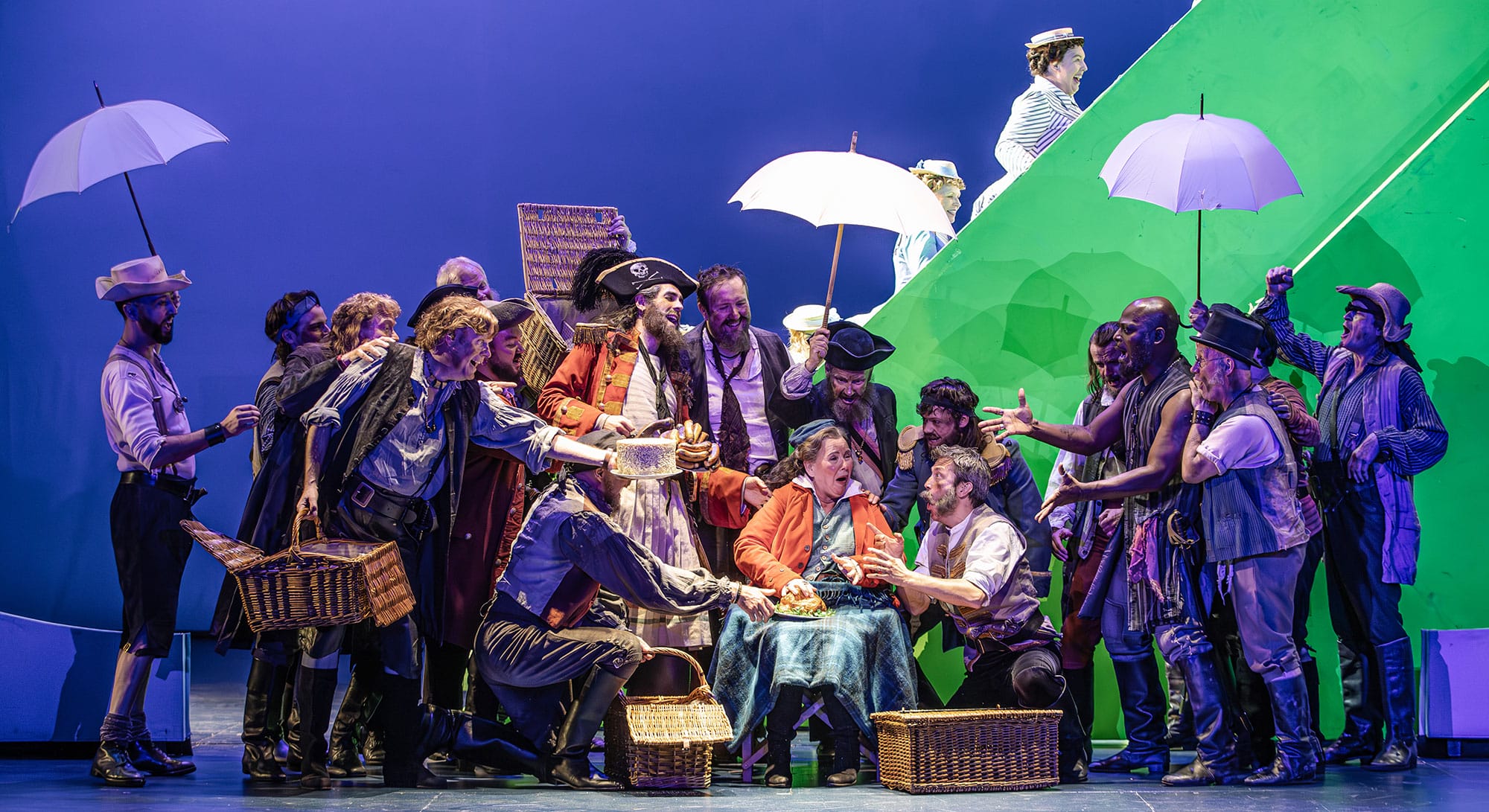 The Cast of ENO’s The Pirates of Penzance 2024 © Craig Fuller