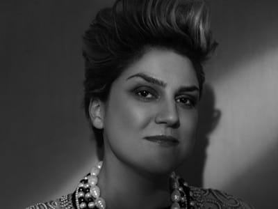 Black and white headshot of rosie aldridge